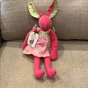 Stuffed Corduroy Pink Bunny 14” EASTER